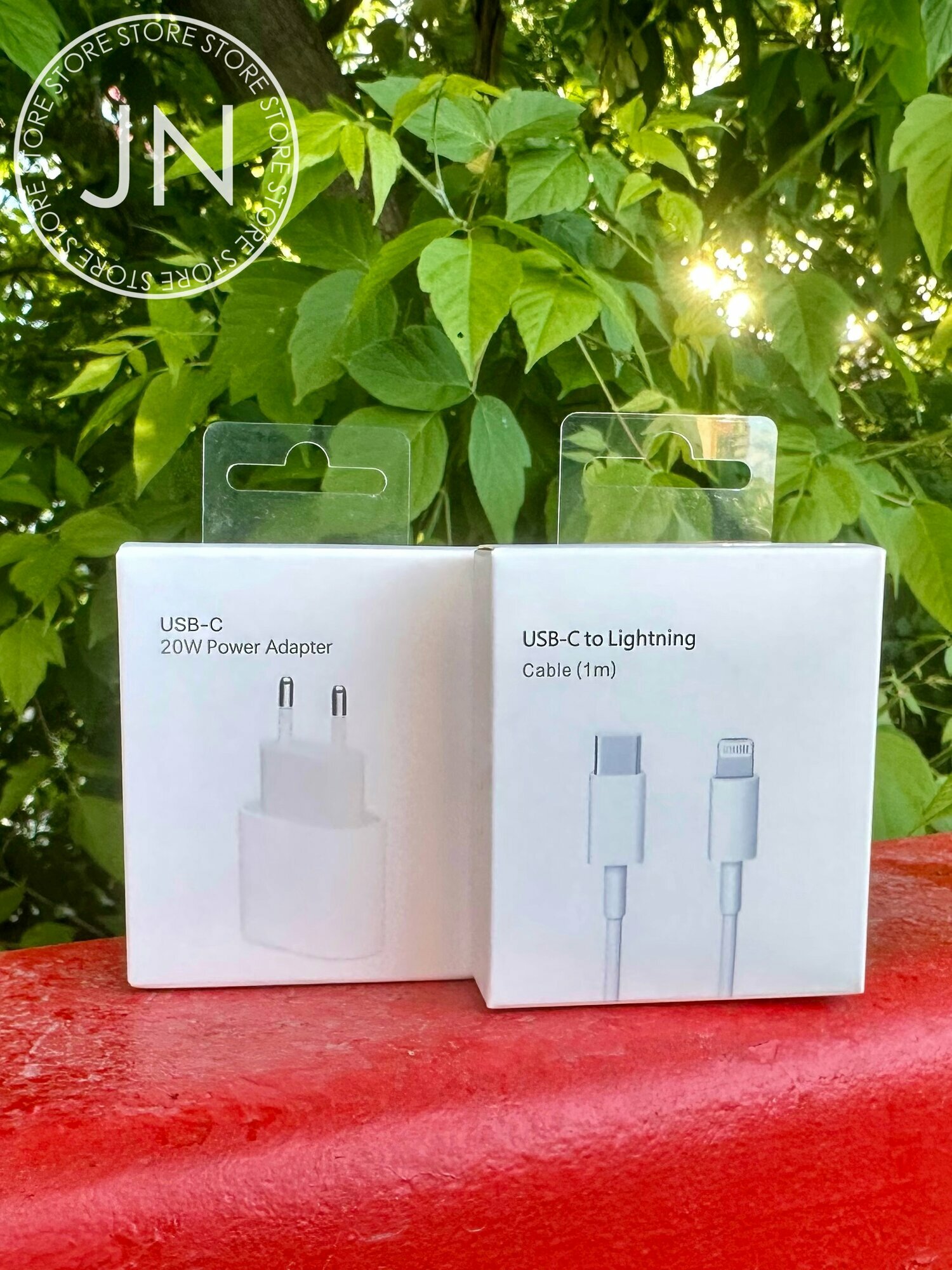 Комплект сетевое зарядное устройство для Apple 20W USB-C адаптер питания для iPhone iPad Apple Watch