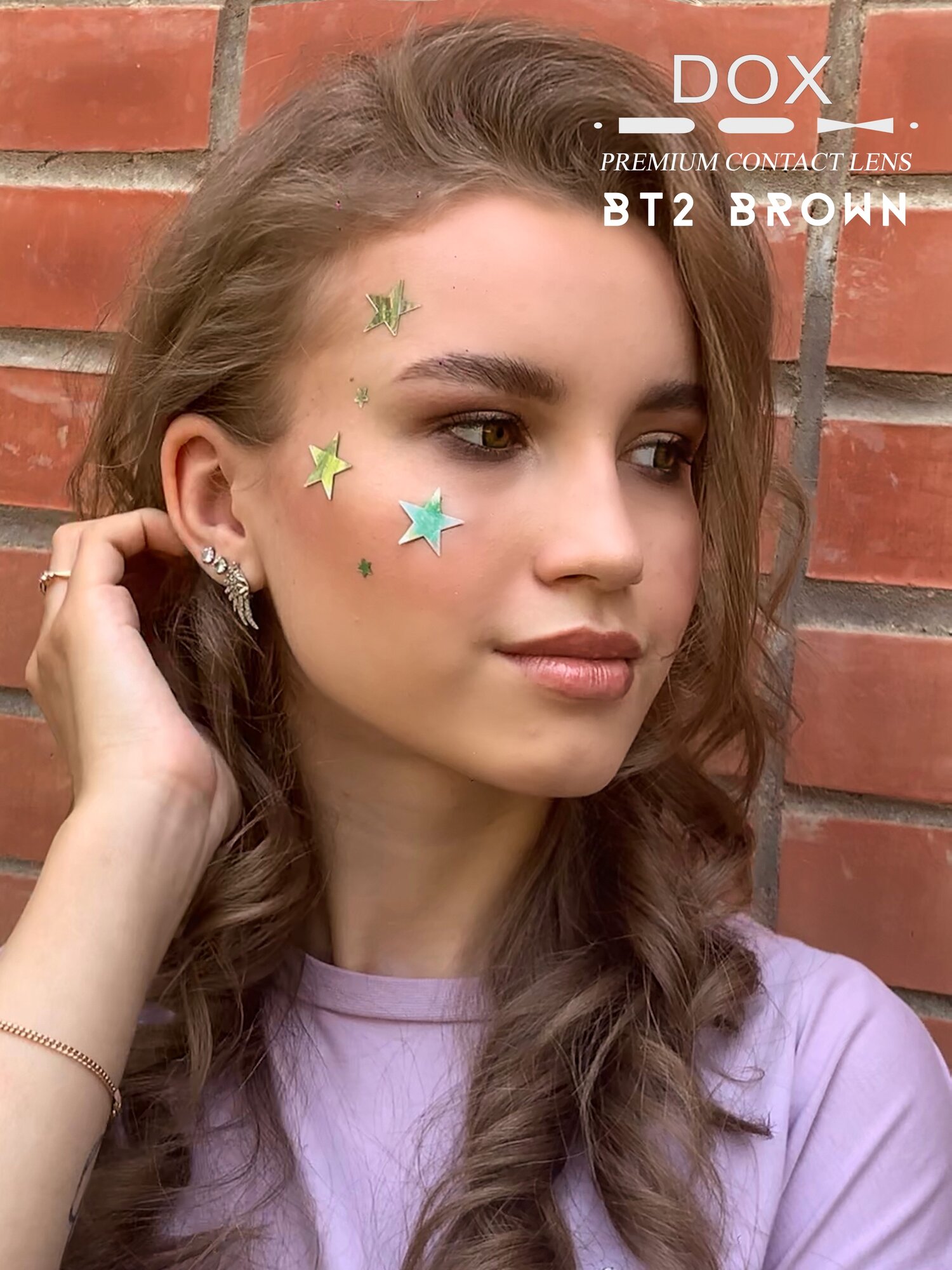 BT2 BROWN -6.00 Контактные линзы для зрения, коричневые, BC 8.6, DIA14.0, 12 месяцев — фото 1