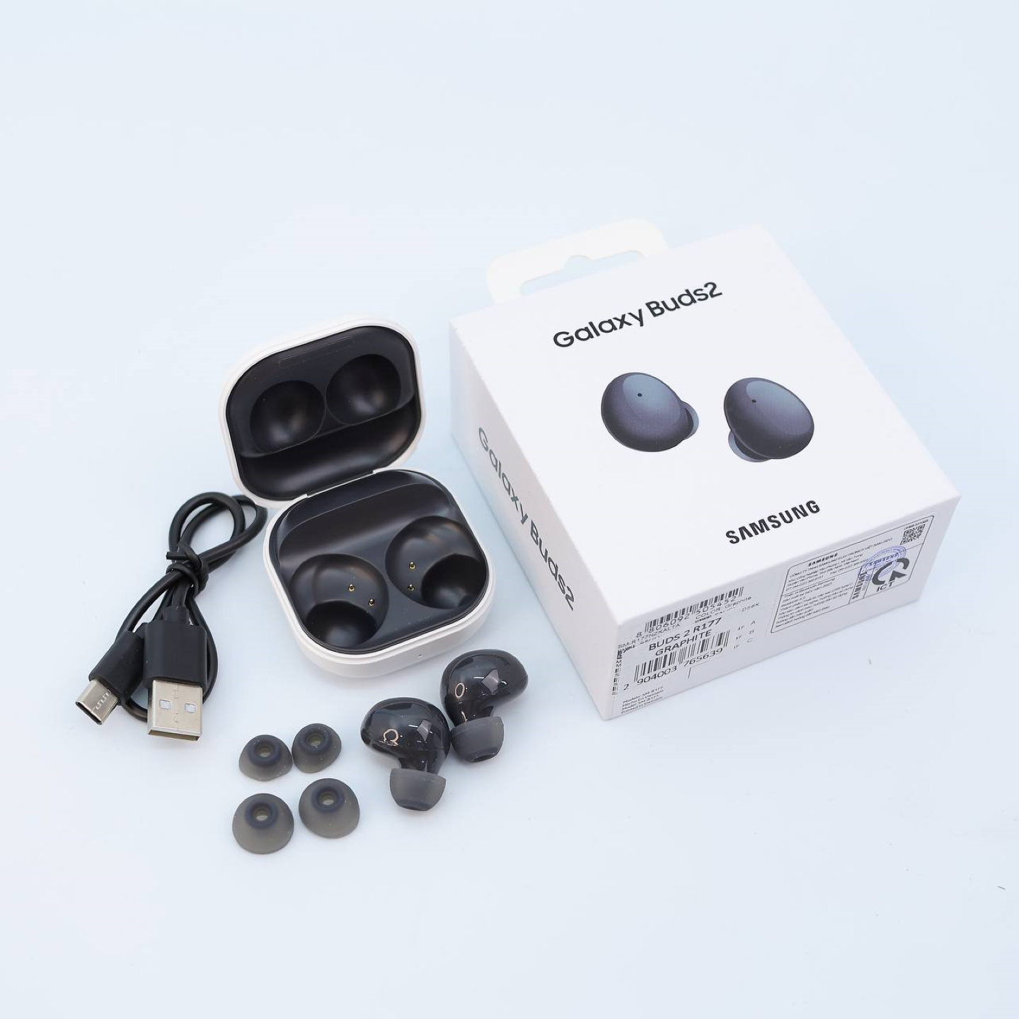 Bluetooth наушники Samsung Buds 2 R177 — премиальный стереозвук, активное шумоподавление, сенсорное управление