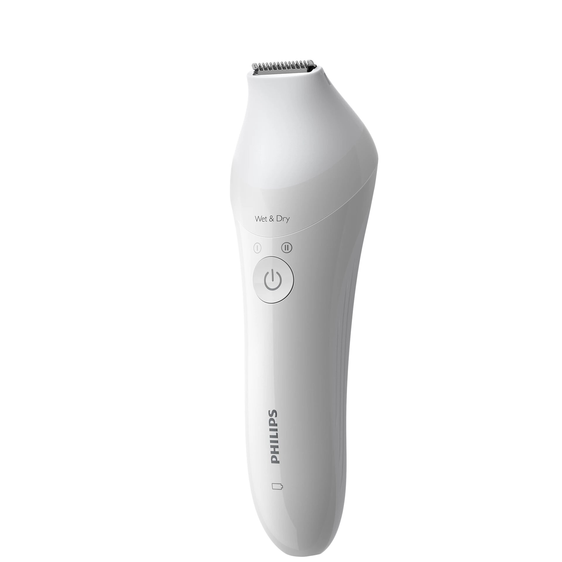 Эпилятор Philips BRE740, для влажной и сухой эпиляции, белый — фото 1