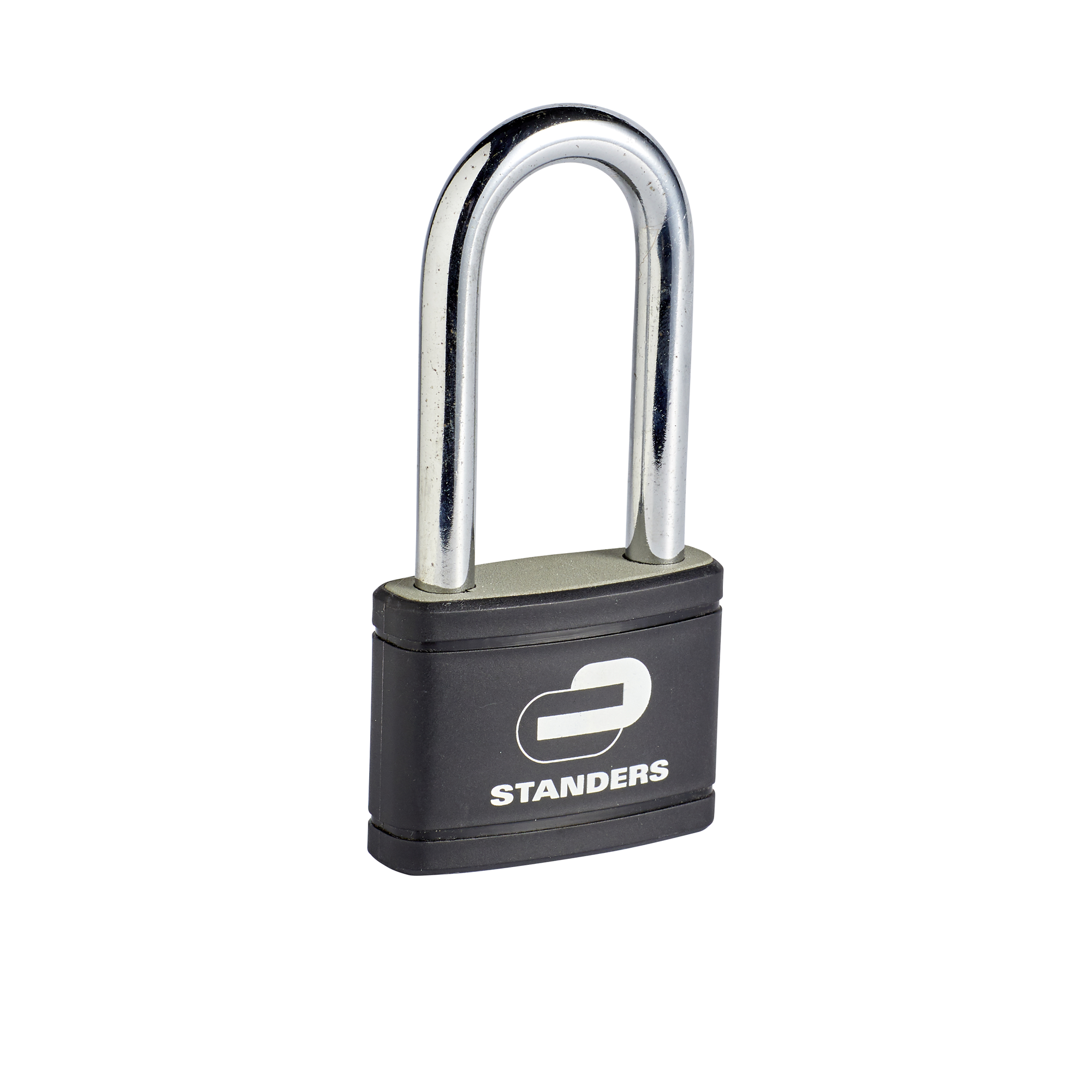 Замок навесной Standers 67x50 мм чугун длинный