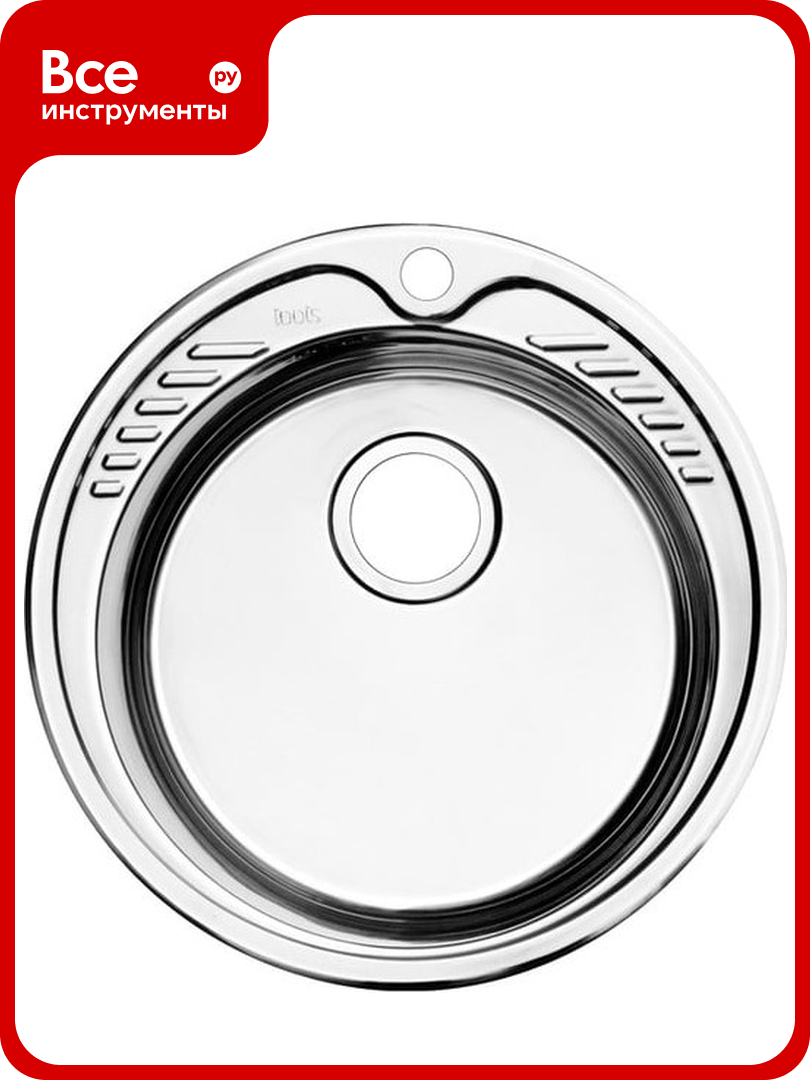 Мойка IDDIS Suno S нерж. cталь шелк D490 ID SUN49S0i77