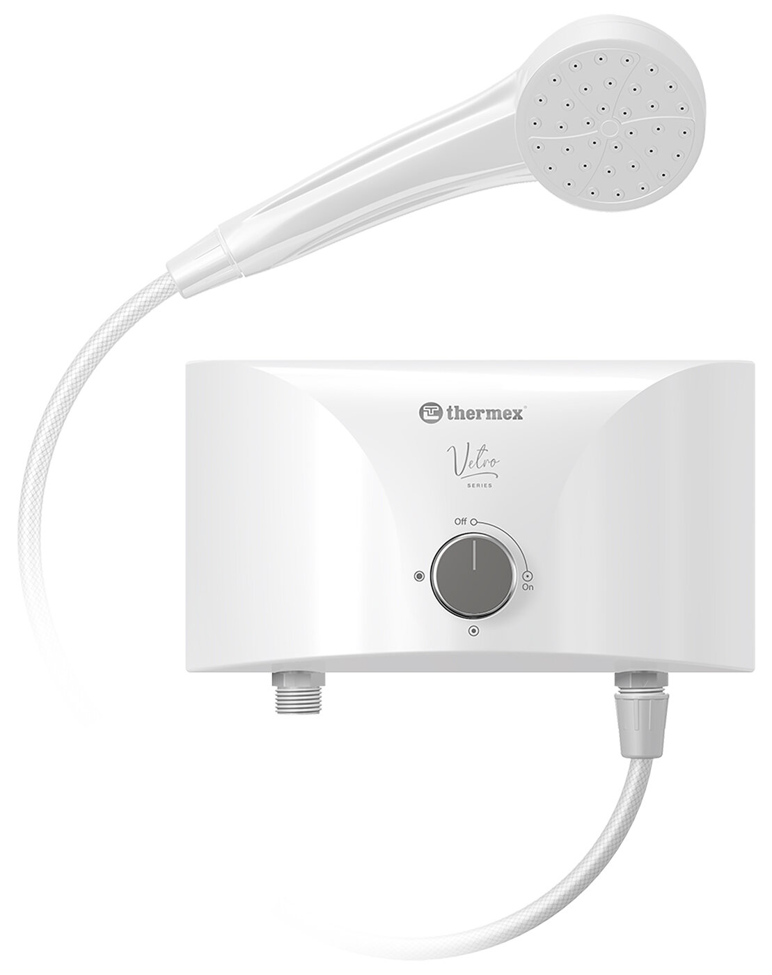 Водонагреватель проточный Thermex Vetro 6500 shower