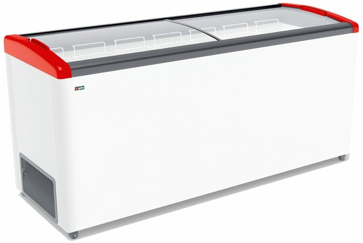Морозильный ларь FROSTOR Gellar FG 700 E 590 л, ручная разморозка, красный