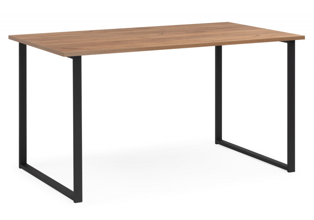 Стол деревянный Лиман woodville дуб и светлое дерево, металл и дерево, прямоугольная столешница