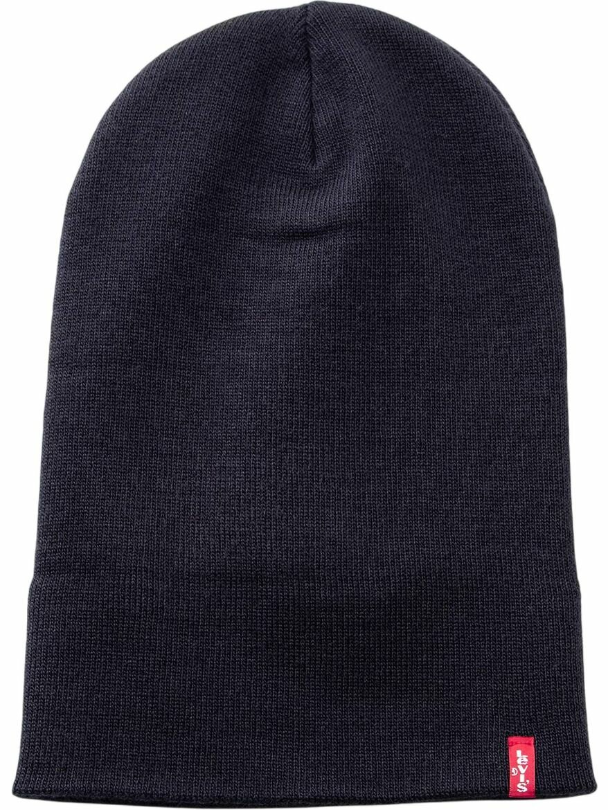 Шапка-бини Levi's Men Everyday Beanie для мужчин, размер OS, синий — фото 1