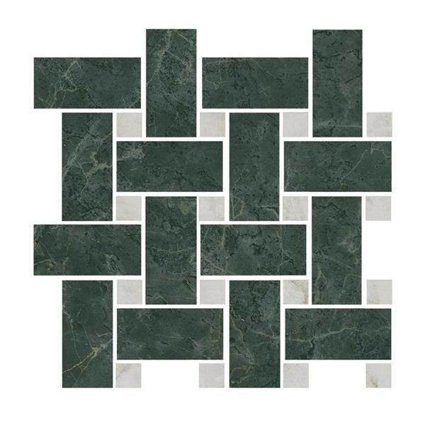 Мозаика керамическая Kerama Marazzi T038/SG6542 Серенада зеленый лаппатированный 32x32x0.9 см (цена за 1 штуку)