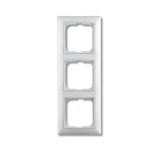 ABB BASIC 55 Рамка тройная для розеток и выключателей белый.