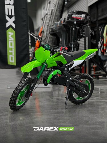 Изображение товара Питбайк DAREX Orion, двухтактный двигатель, мощность 3.5 л. с, темно-зеленый