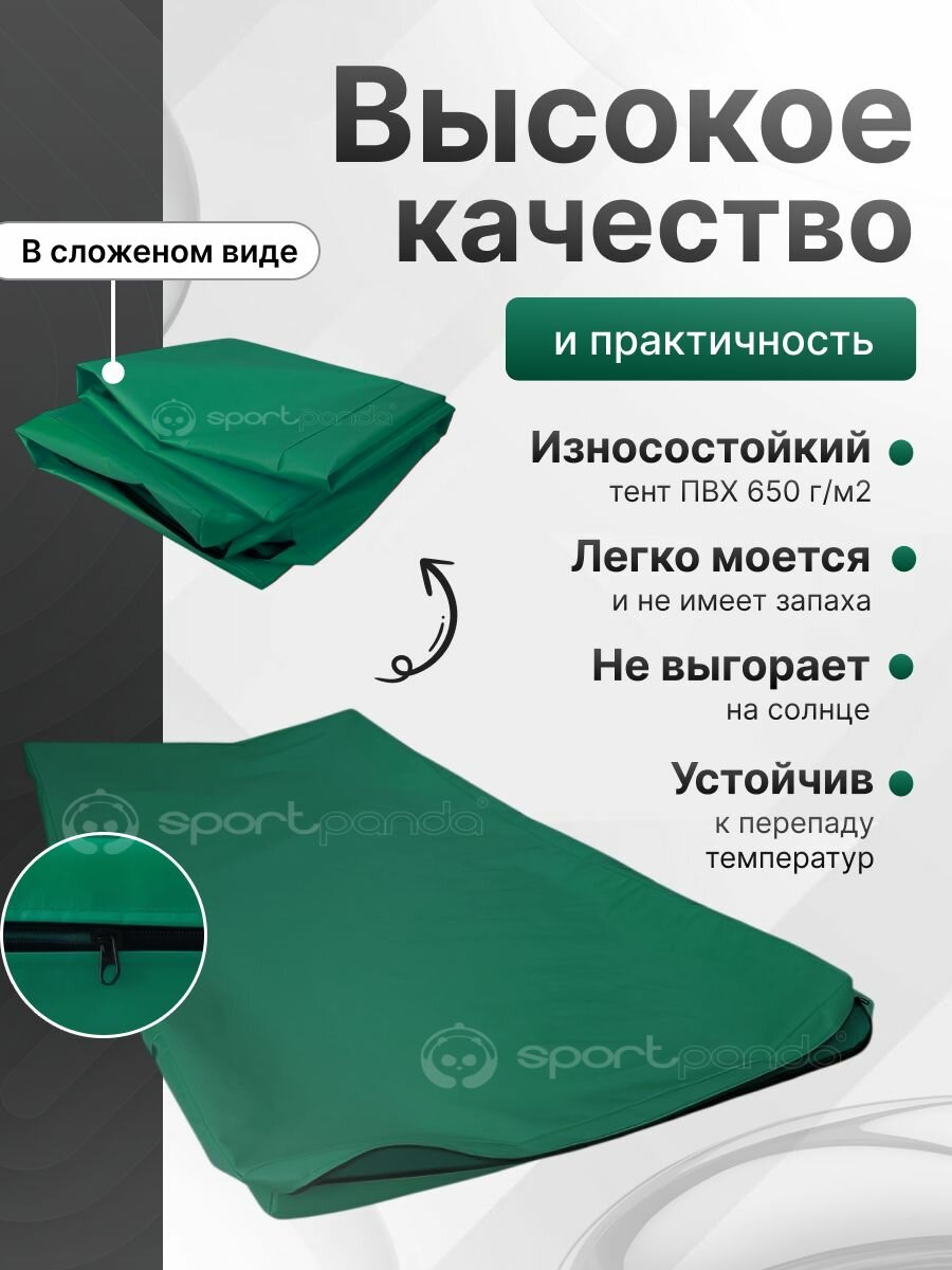 Чехол для гимнастического мата SportPanda ПВХ, 1 x 2 x 0.4 м — фото 1