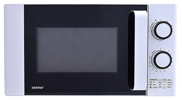 Свч ceнтек ct-1585 белый ct-1585