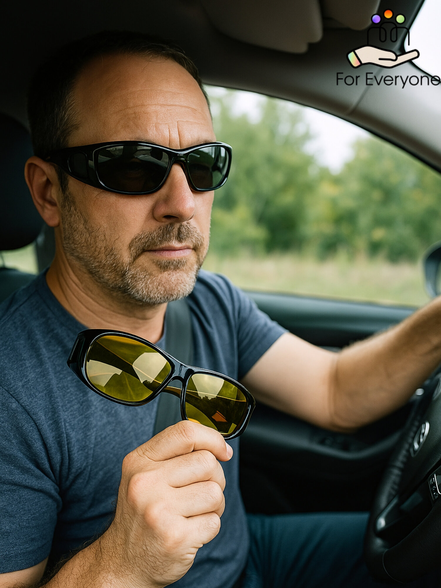 Очки для водителей с антибликовым покрытием и защитой от УФ Gilmor HD Vision