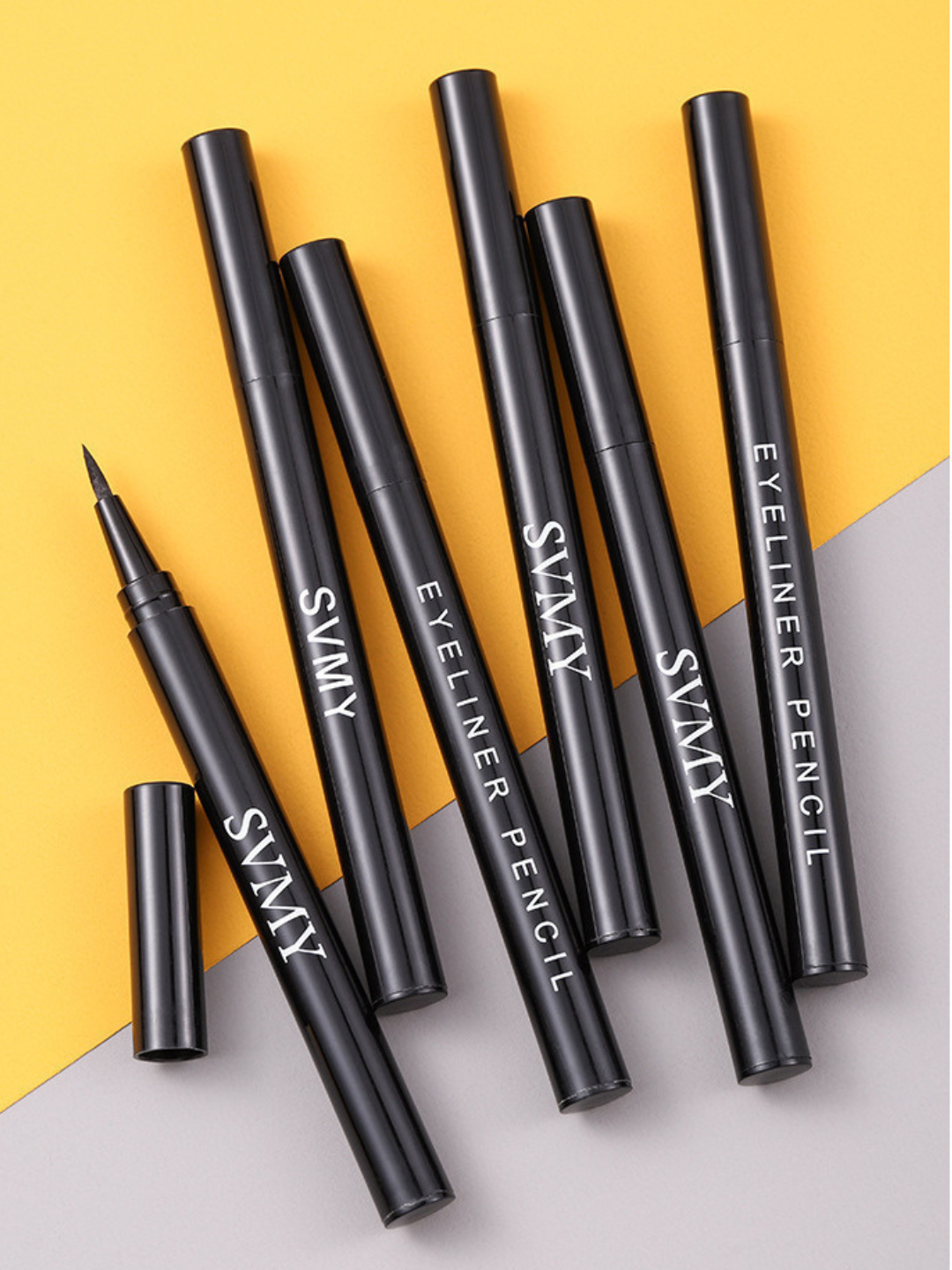 Профессиональный набор для макияжа глаз 3 в 1 — подводка, тушь и кисть — фото 1