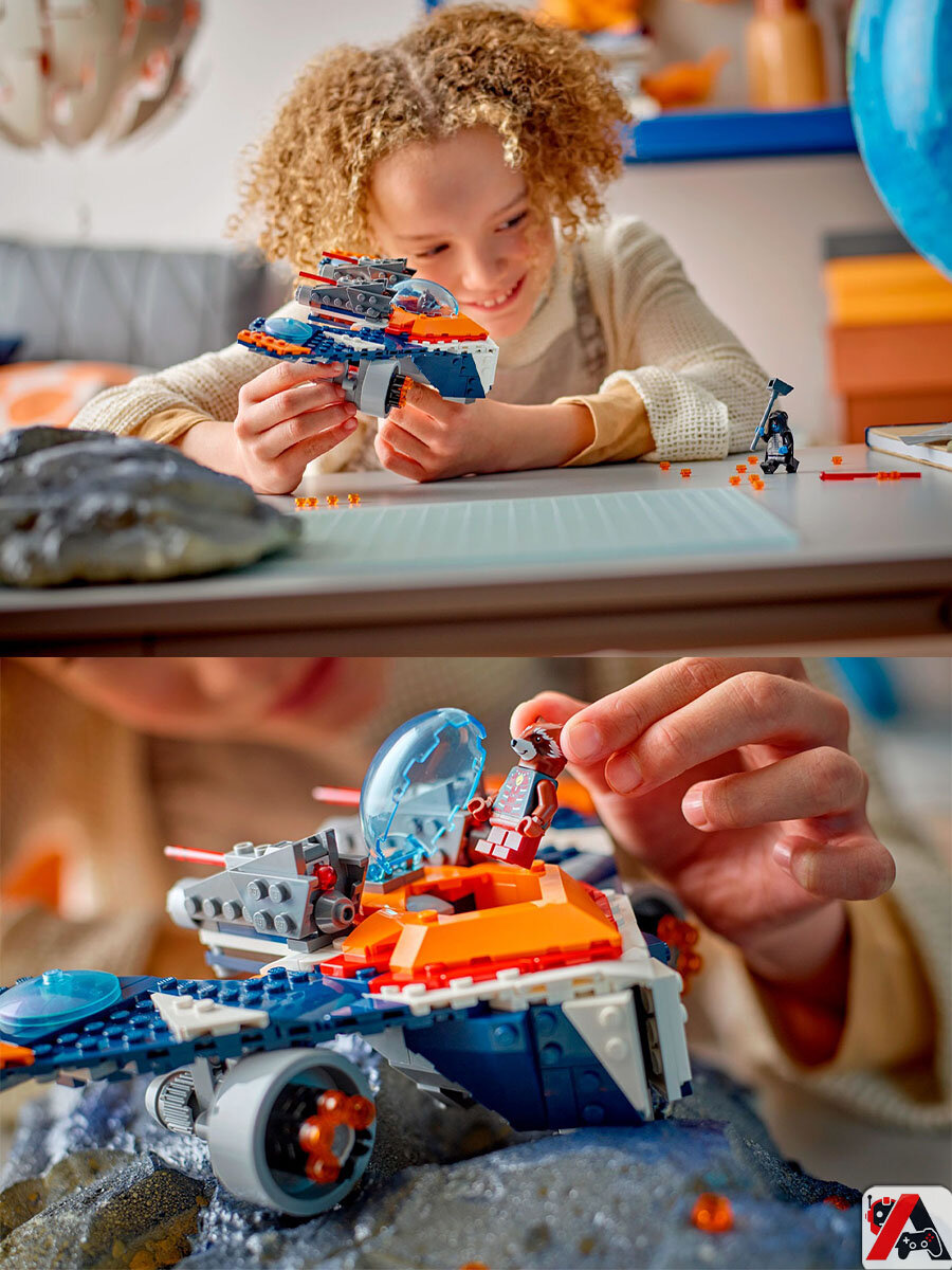 Конструктор Марвел Боевая птица Ракеты против Ронана — фото 1