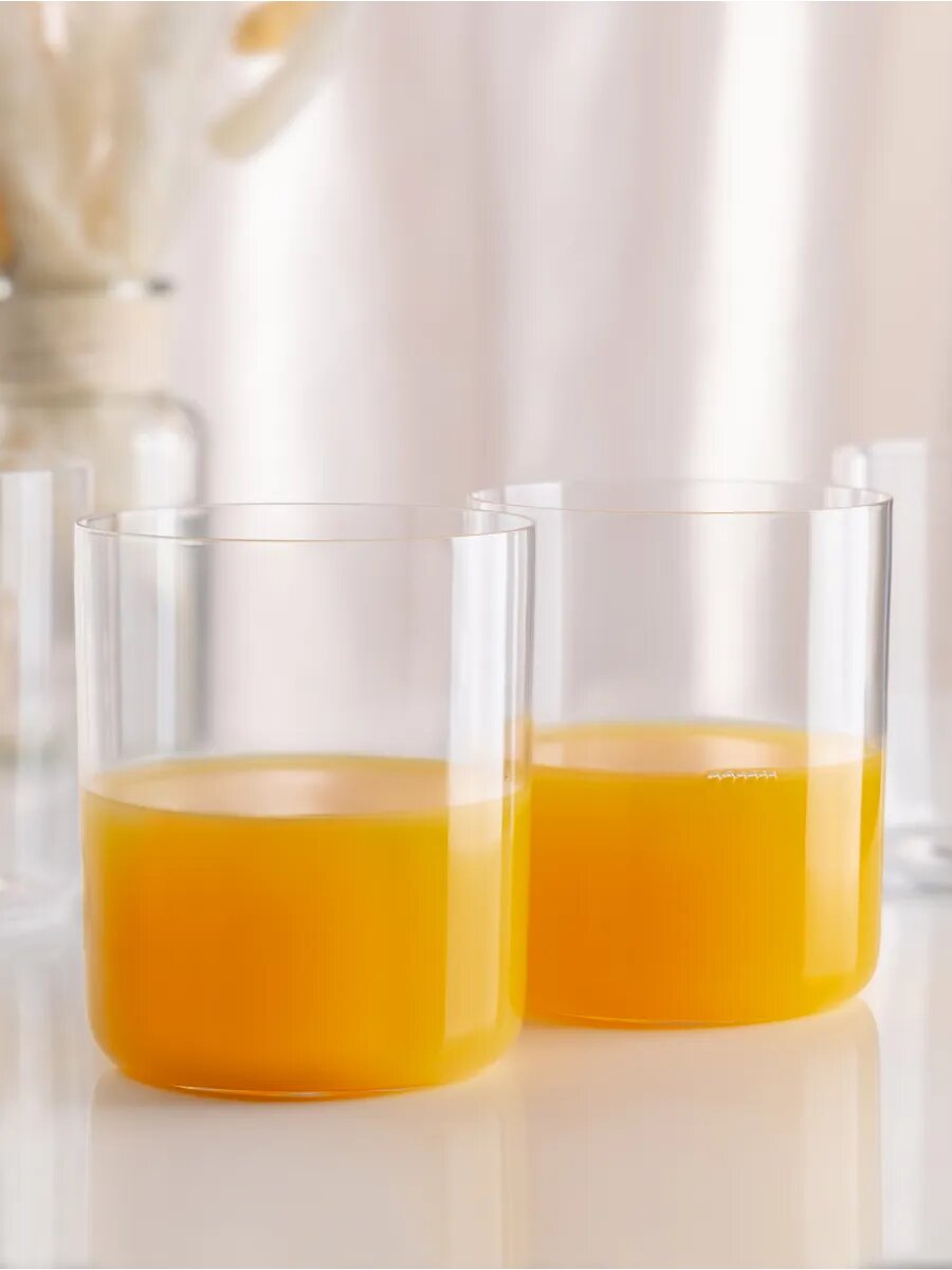 Стаканы стеклянные 360 мл набор 4 штуки — фото 1