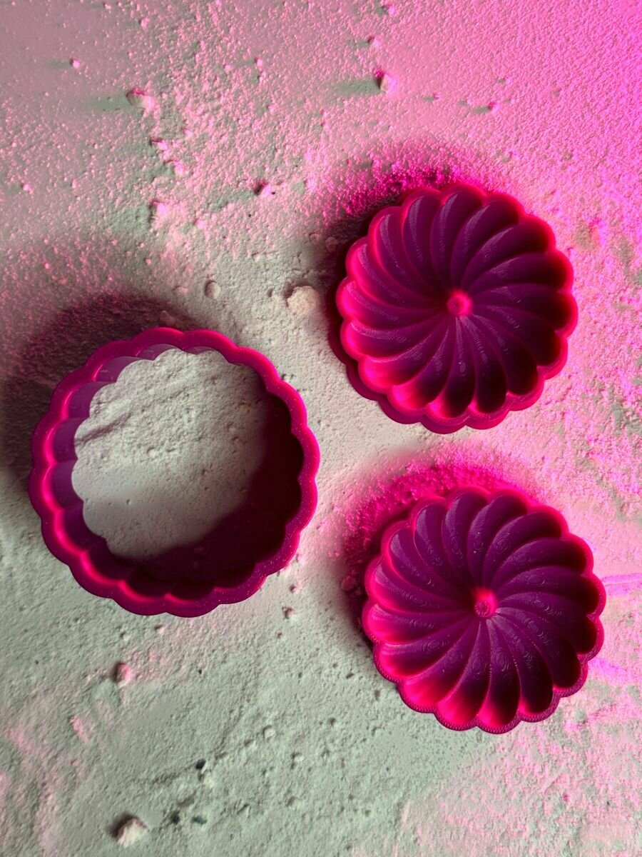 Мини 3D форма для бомбочек Зефирный пончик 5 см — фото 1