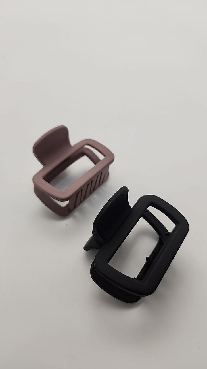 Крабики для волос, с матовым покрытием, заколка, для девочек — фото 1