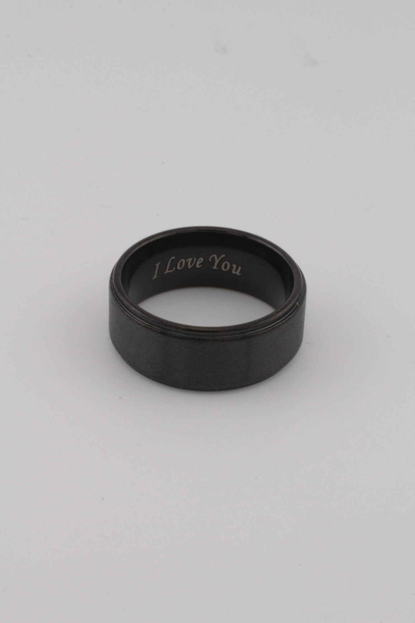 Кольцо обручальное, размер 21, черный — фото 1