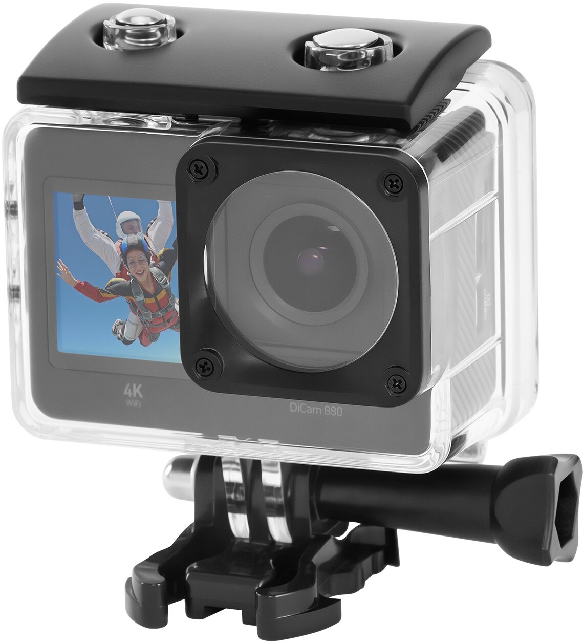 Экшн-камера Digma DiCam 880 черный — фото 1