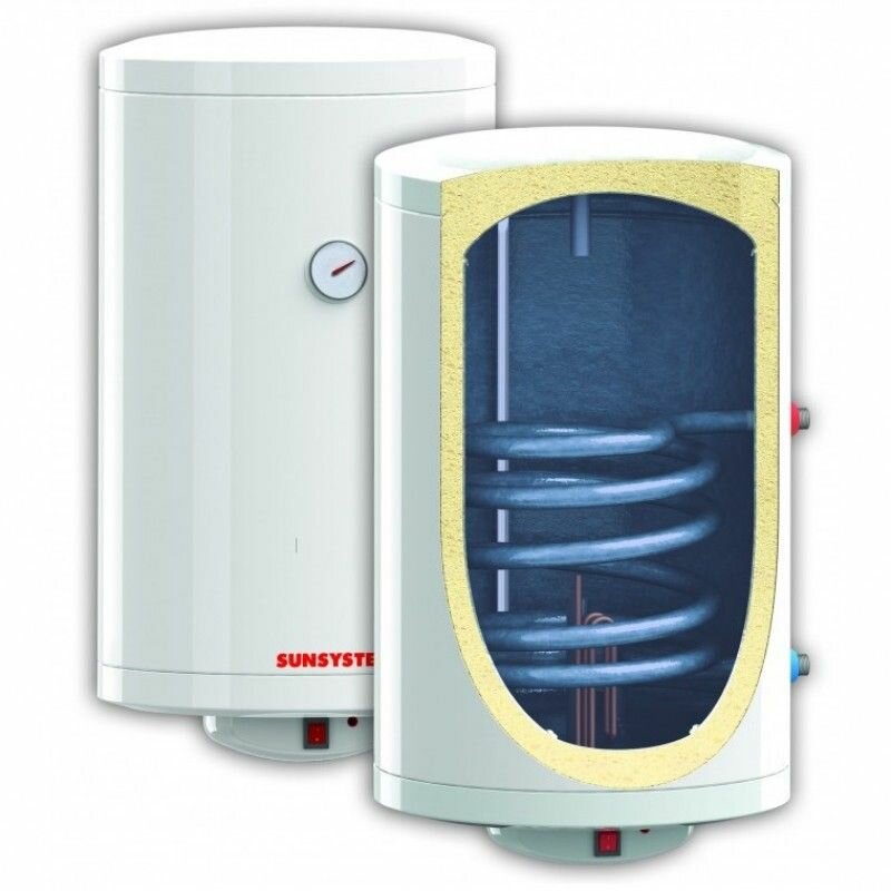 Бойлер комбинированного нагрева Sunsystem MB-L NL2 80 V/S1 с ТЭНом