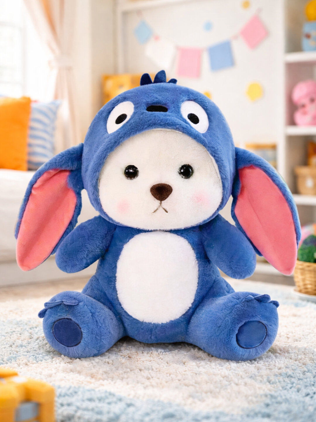 Мягкий плюшевый мишка с капюшоном — отличный подарок для детей!