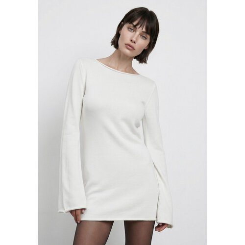 фото Платье kivi clothing, размер 40-42, молочный