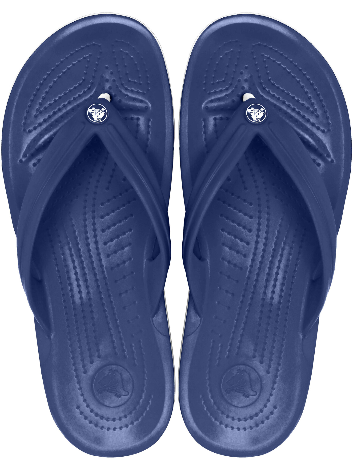 Сланцы Crocs Crocband Flip, размер M9/W11 US, темно-синий — фото 1