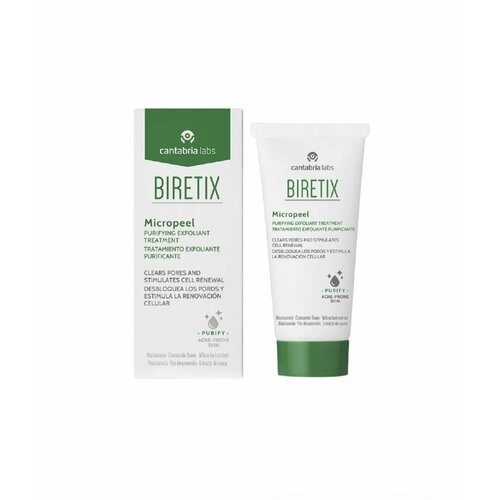 Biretix Cantabria Labs Micropeel Purifying Exfoliant Treatment Очищающий скраб-эксфолиант, 50 мл.