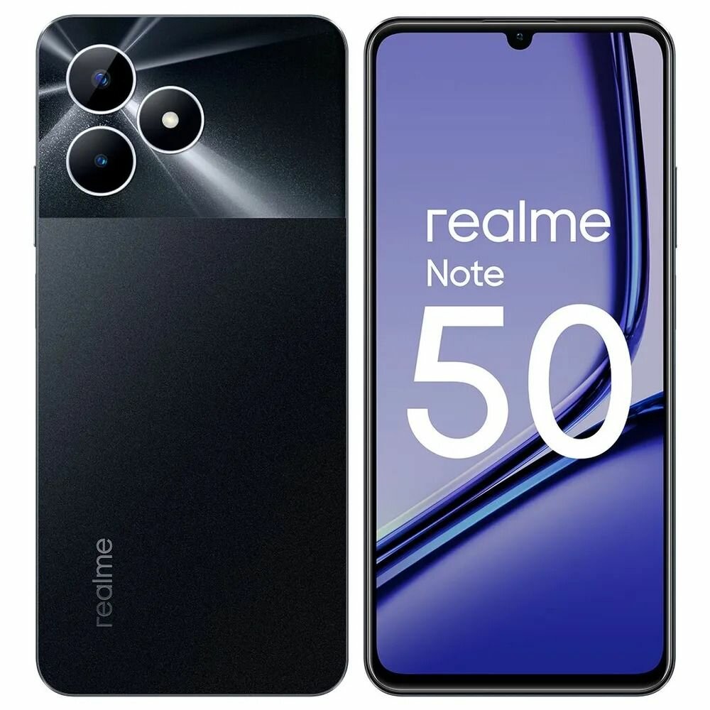 Смартфон Realme Note 50 4/128GB Черный