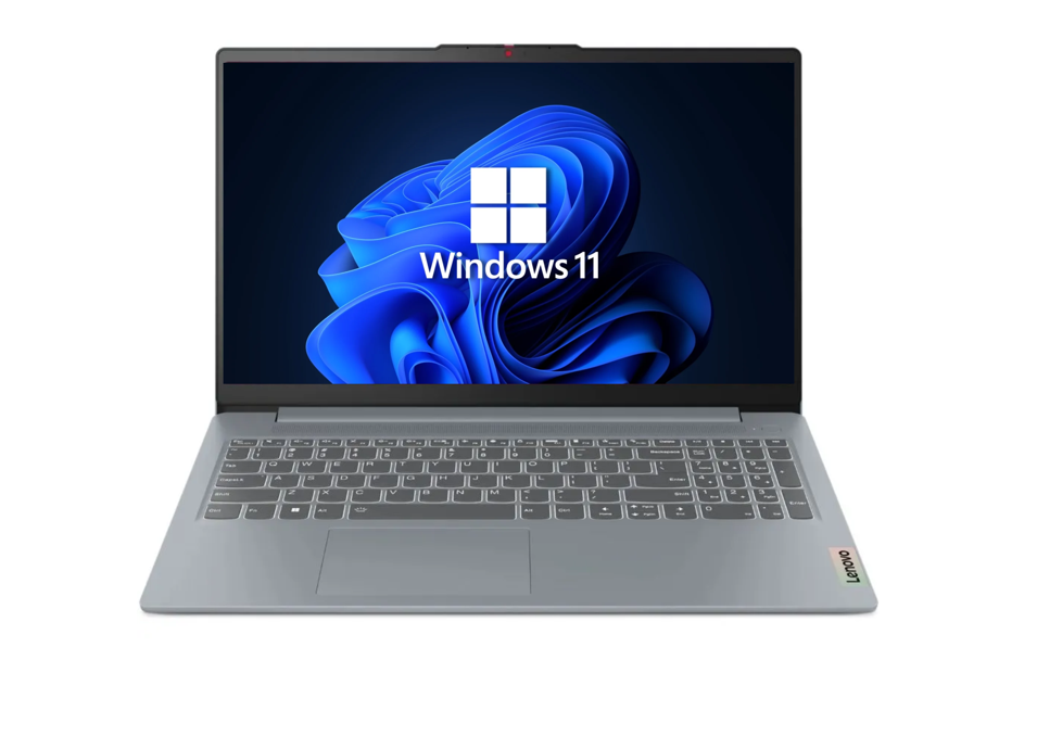 15.6" Ноутбук Lenovo IdeaPad Slim 3 Gen 8, Intel Core i5-12450H (4.4 ГГц), RAM 16 ГБ LPDDR5, SSD 512 ГБ, Windows Pro, Pocсийская клавиатура — фото 1