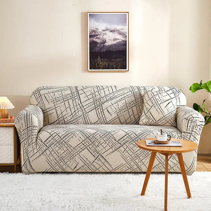 Эластичные чехлы Coolazy с цветочным принтом для дивана, Pattern 11, 2-seater 145-185cm