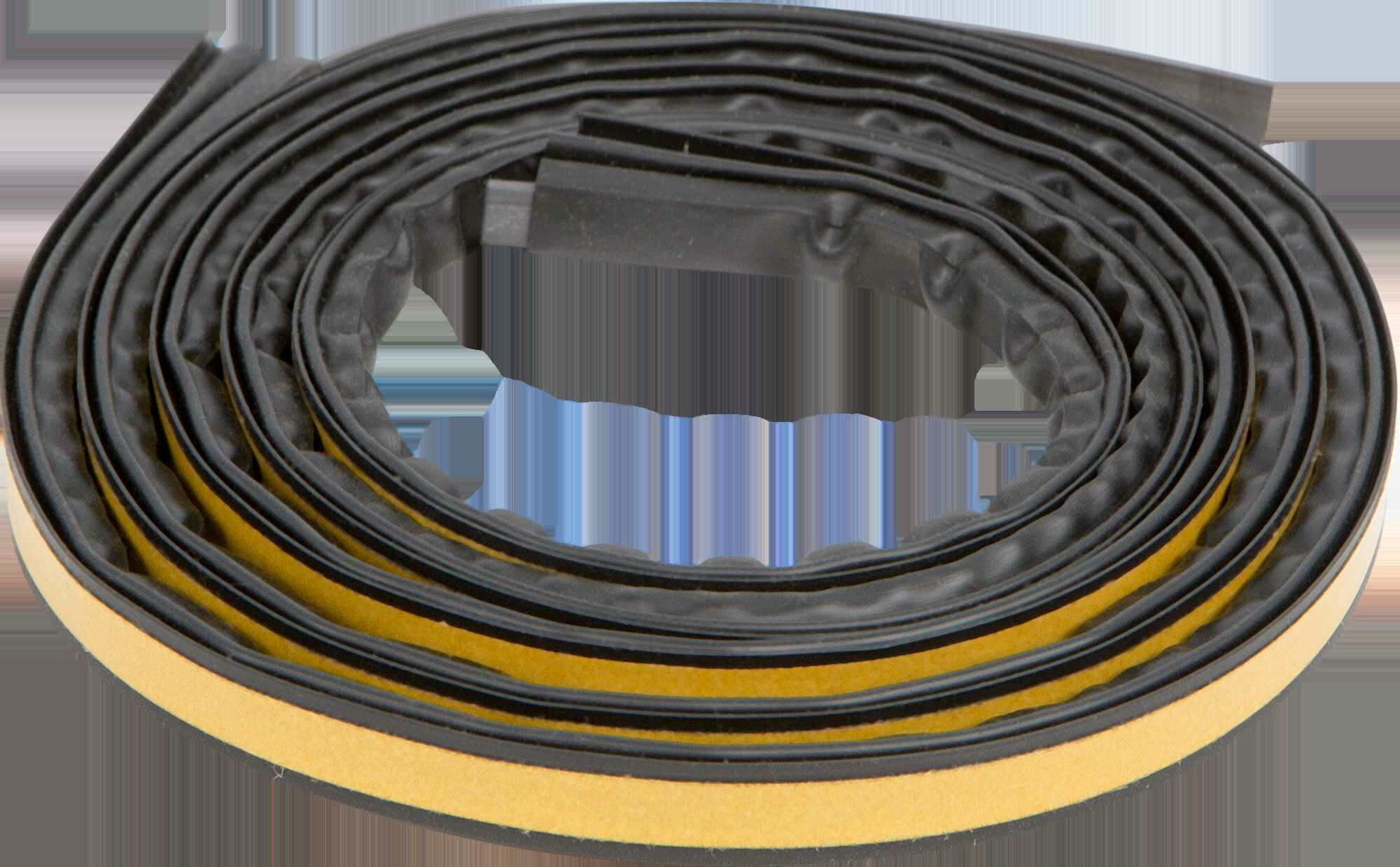 Уплотнитель для дверей магнитный 14х12.5 мм 2.1 м цвет чёрный