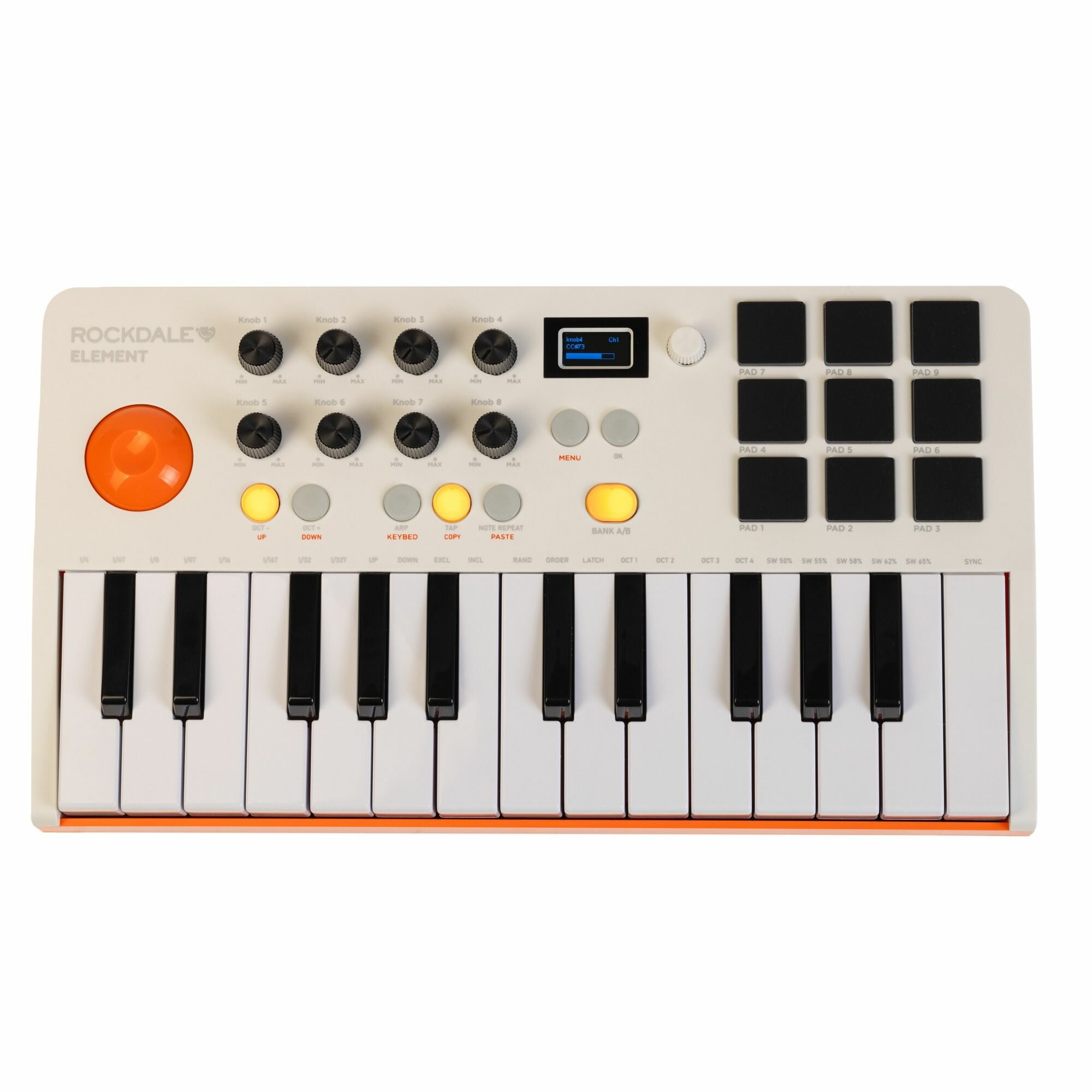 Миди клавиатура ROCKDALE Element White