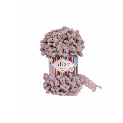 Пряжа Alize Puffy fine 268 голубь