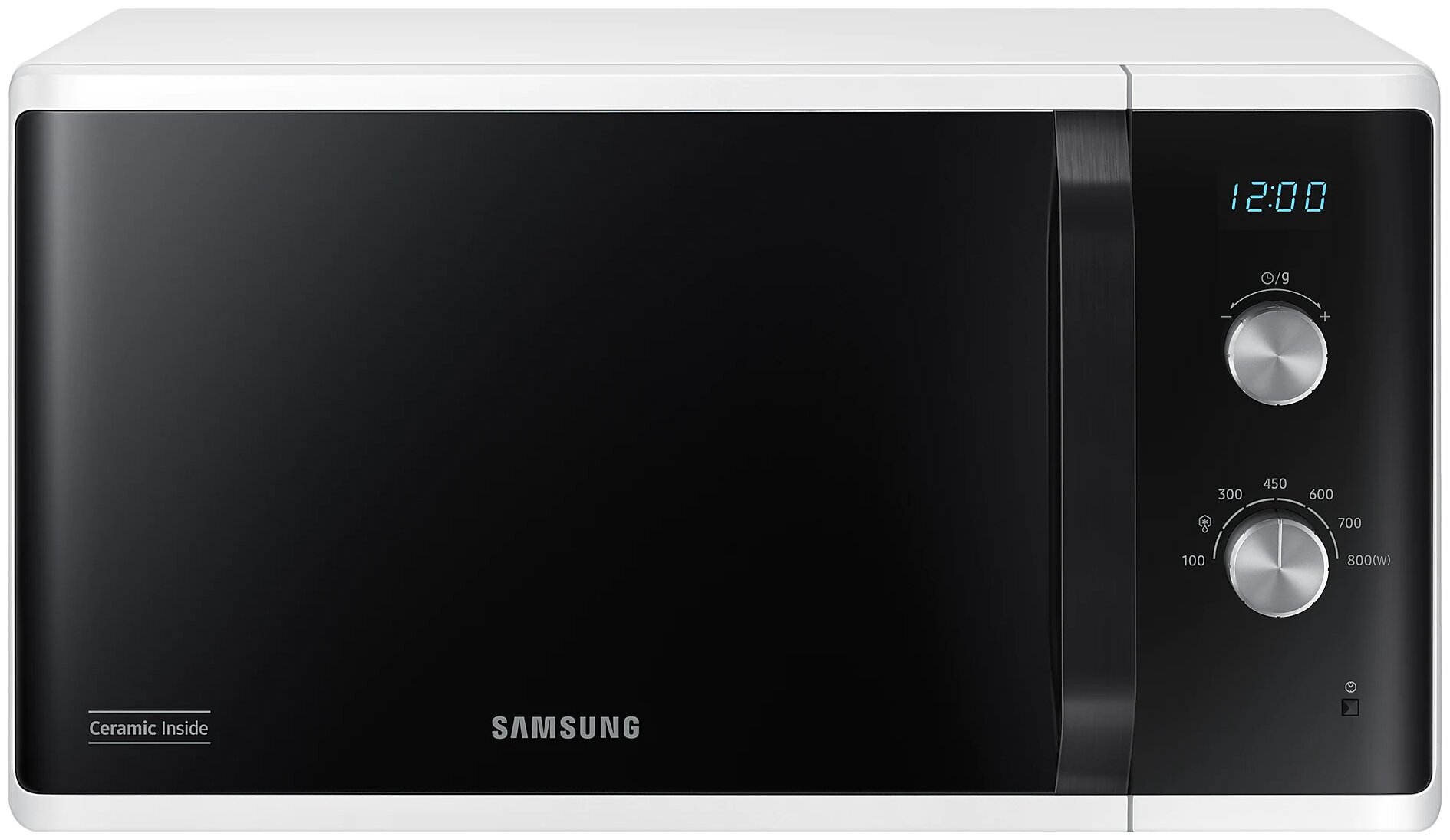 Микроволновая печь Samsung MS23K3614AW, 23 литра, БИОкерамическая эмаль, цвет белый