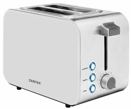 Тостер Centek CT-1422 850 Вт, белый