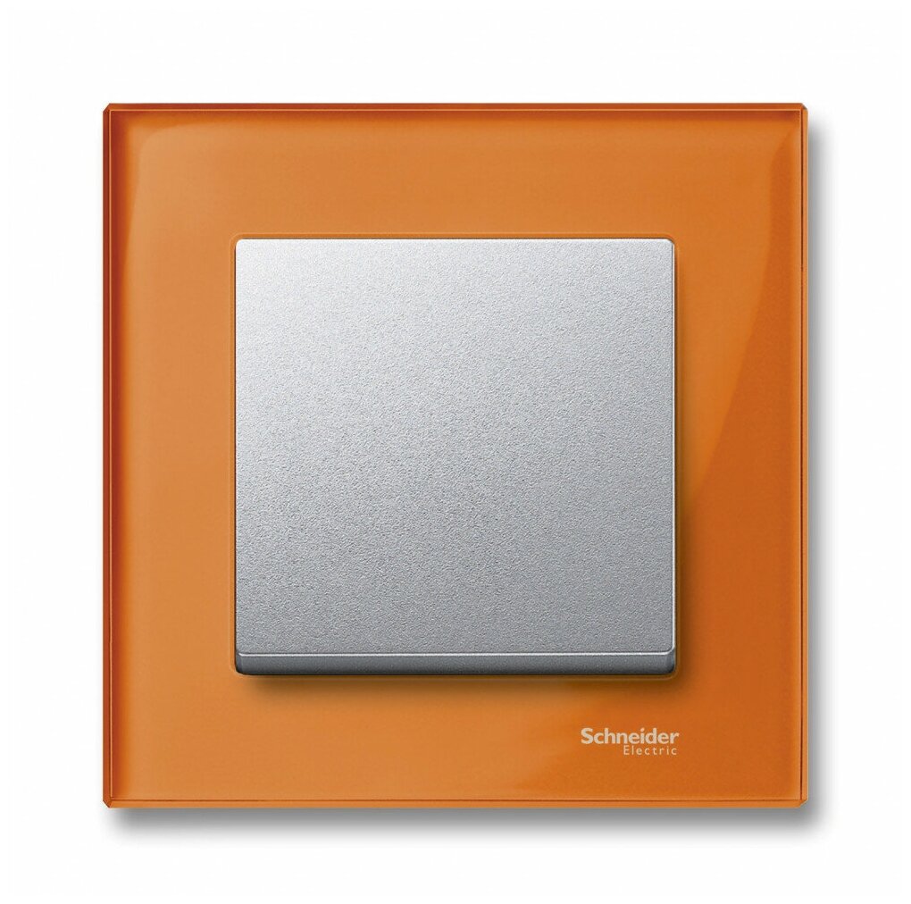 Systeme electric MTN404102 MERTEN M-Elegance рамка стеклянная 1 пост, оранжевый кальцит, SM