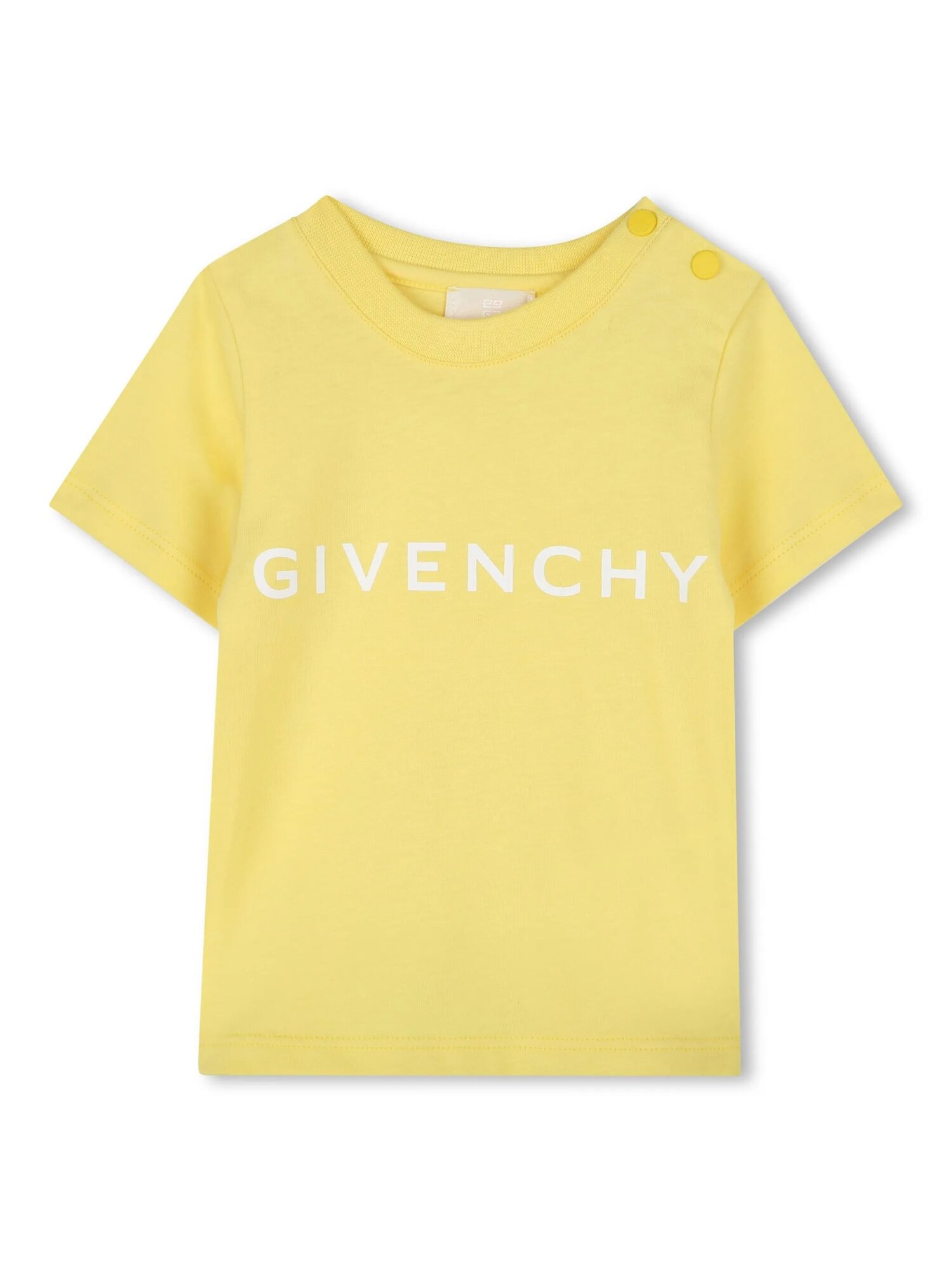 Футболка GIVENCHY, размер 12 мес, желтый