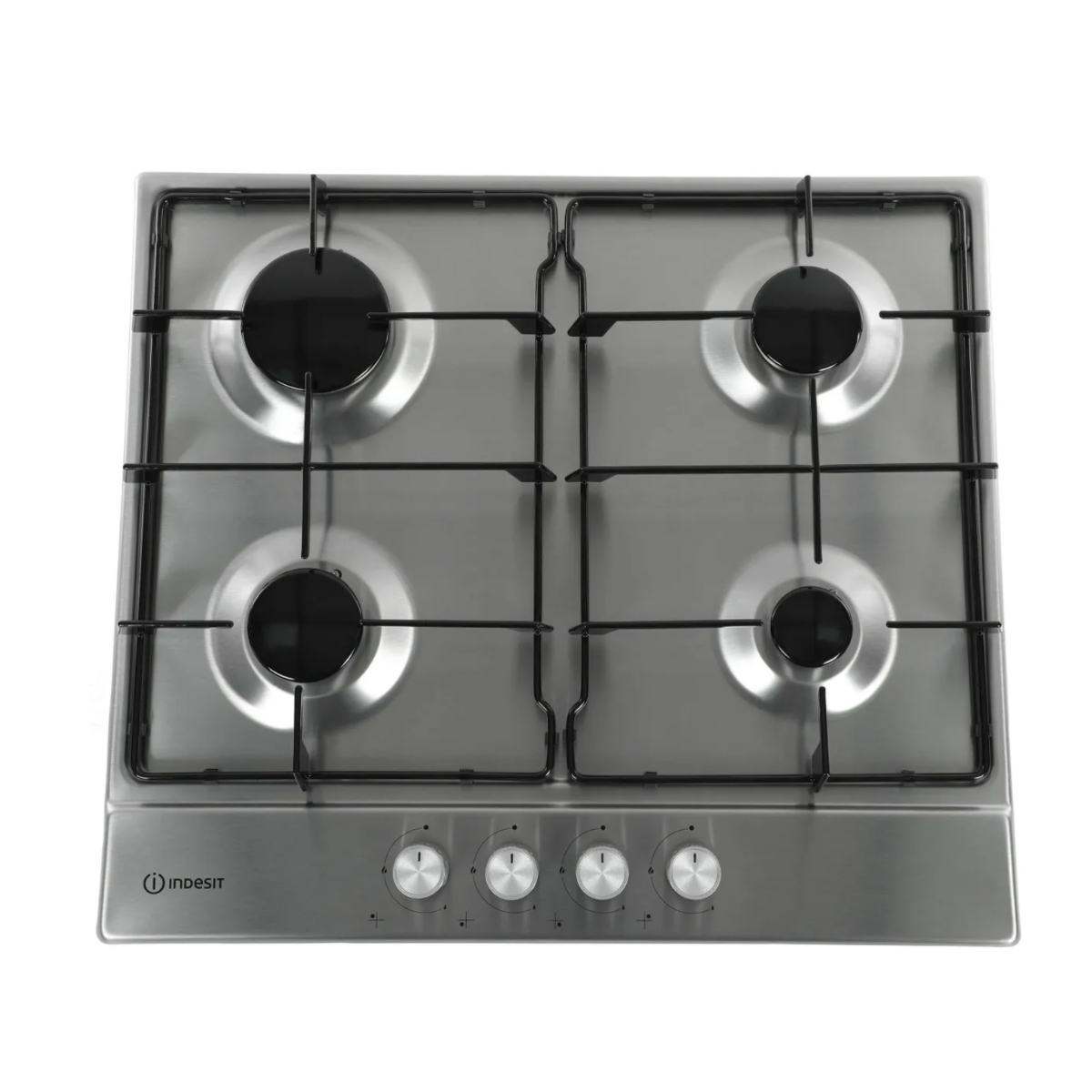 Газовая варочная панель Indesit THPM 641 IX/I, независимая, нержавеющая сталь