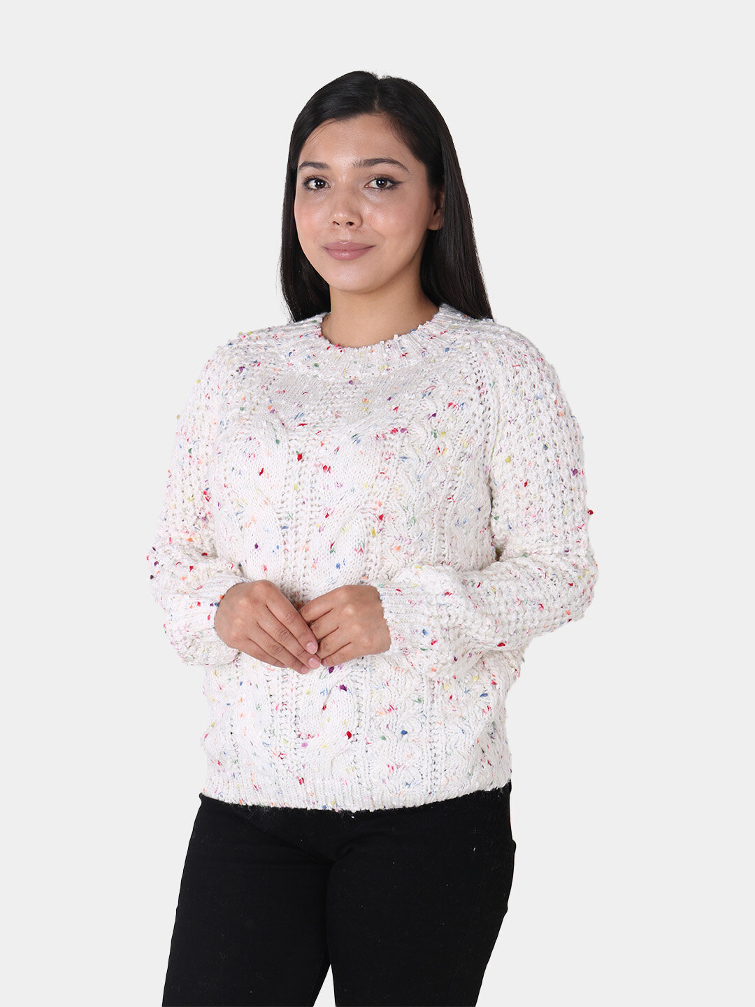 Джемпер , размер One Size, белый, — фото 1