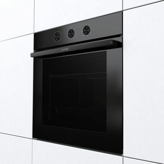 Духовые Шкафы Xiaomi Духовой шкаф электрический Gorenje BO6725E02NBG, независимый, 77 л, эмаль EcoClean, чёрный
