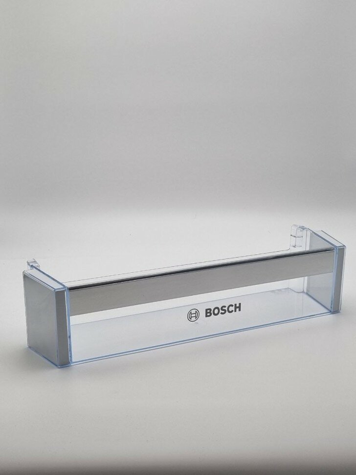 Балкон двери (полка для бутылок) для холодильника Bosch с логотипом 438x111x94 мм 743239