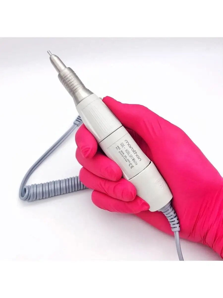 Ручка для маникюрного аппарата Marathon SDE-H35LSP, белый, отсутствие вибрации