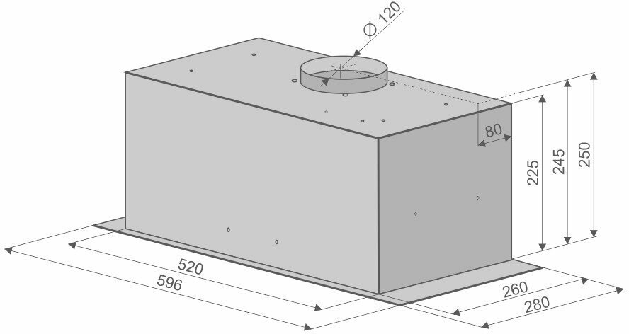 Вытяжка кухонная 60см Konigin Skybox Black Glass - фотография № 11