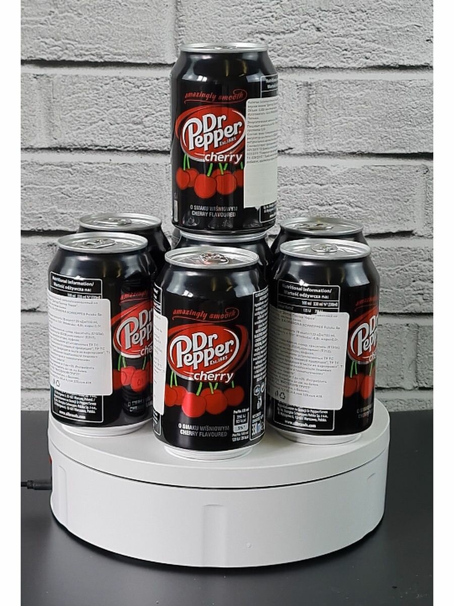 Газированный напиток Dr Pepper Cherry (Доктор Пеппер Черри), 6 банок по 330 мл. - фотография № 1