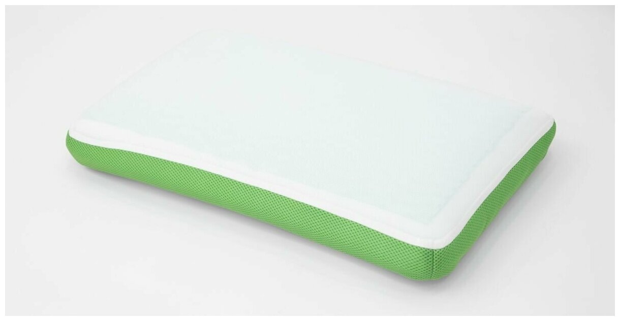 Подушка Arya Memory Foam с Гелевой Вставкой из Зеленого Чая 60x40x13 Green Tea - фотография № 3