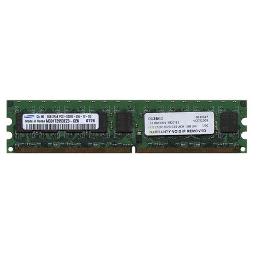 Оперативная память Samsung 1 ГБ DDR2 667 МГц DIMM M391T2953EZ3-CE6 оперативная память samsung 2 гб ddr2 667 мгц dimm cl5 m391t5663dz3 ce6