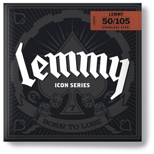 Комплект струн для бас-гитары Dunlop LKS50105 Lemmy Signature