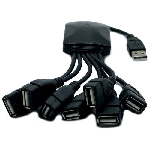 блок питания amperin 4 port usb 5v 2 4a yds tc028 4 0 0 black USB-HUB (разветвитель) 7 port 2.0 USB JK16