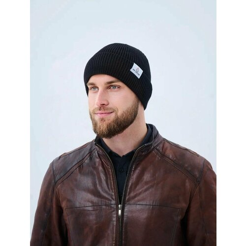 Шапка бини , размер 56/58, черный